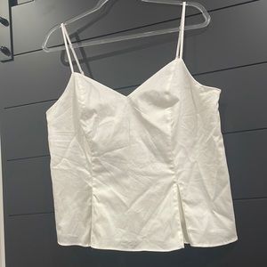 Peplum tank top